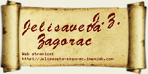 Jelisaveta Zagorac vizit kartica
